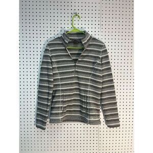REI striped pullover sweatshirt
